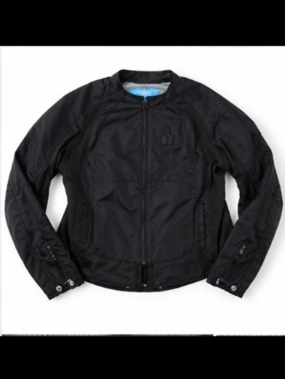 ICON Women's Merc Motorcycle Riding Jacket Black Armor Padded Size Large